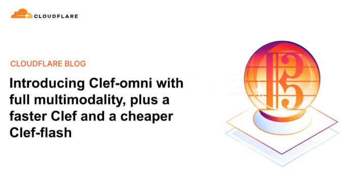Cloudflare发布多模态决策模型Clef-omni 扩展音视频支持