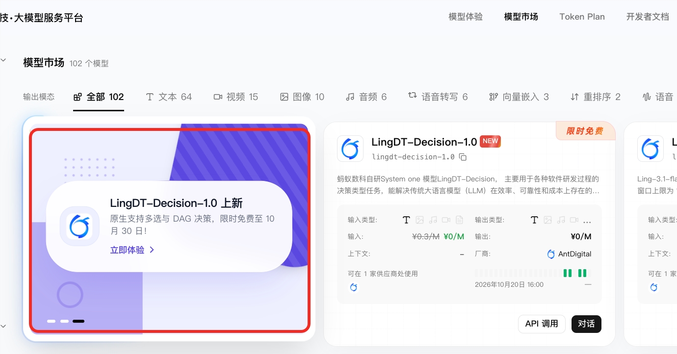 蚂蚁数科发布决策模型LingDT-Decision-1.0 多项指标领先行业